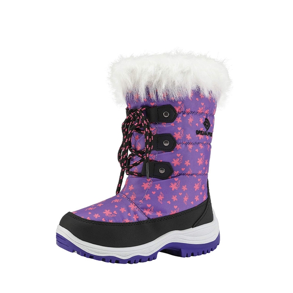 Kids Winter Snow Boots - PURPLE -  0